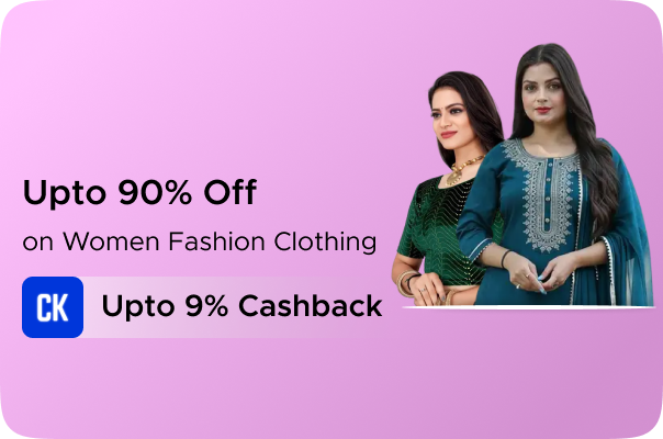 Shopsy: Upto 90% Off on Women Fashion Clothing + Upto 9% CashKaro Cashback